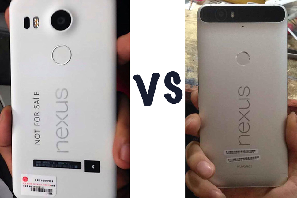 Nexus 5X vs Nexus 6P