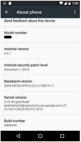 Android Marshmallow Update in Android One