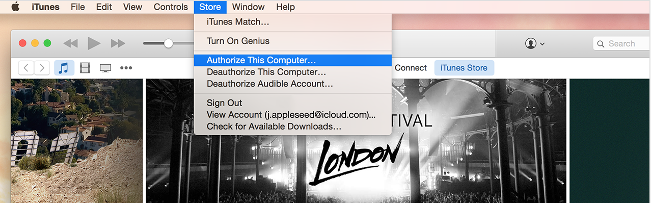 How to Authorize Computer for iTunes