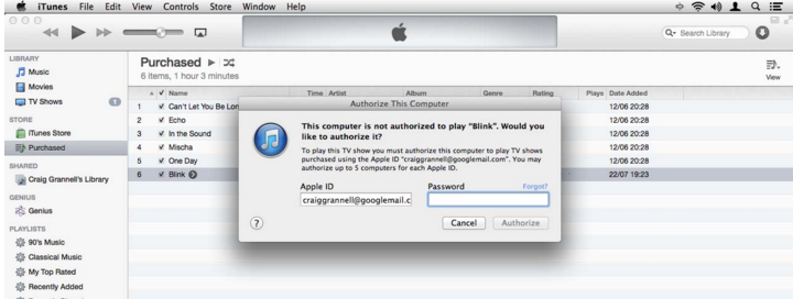 How to Authorize a Computer in iTunes