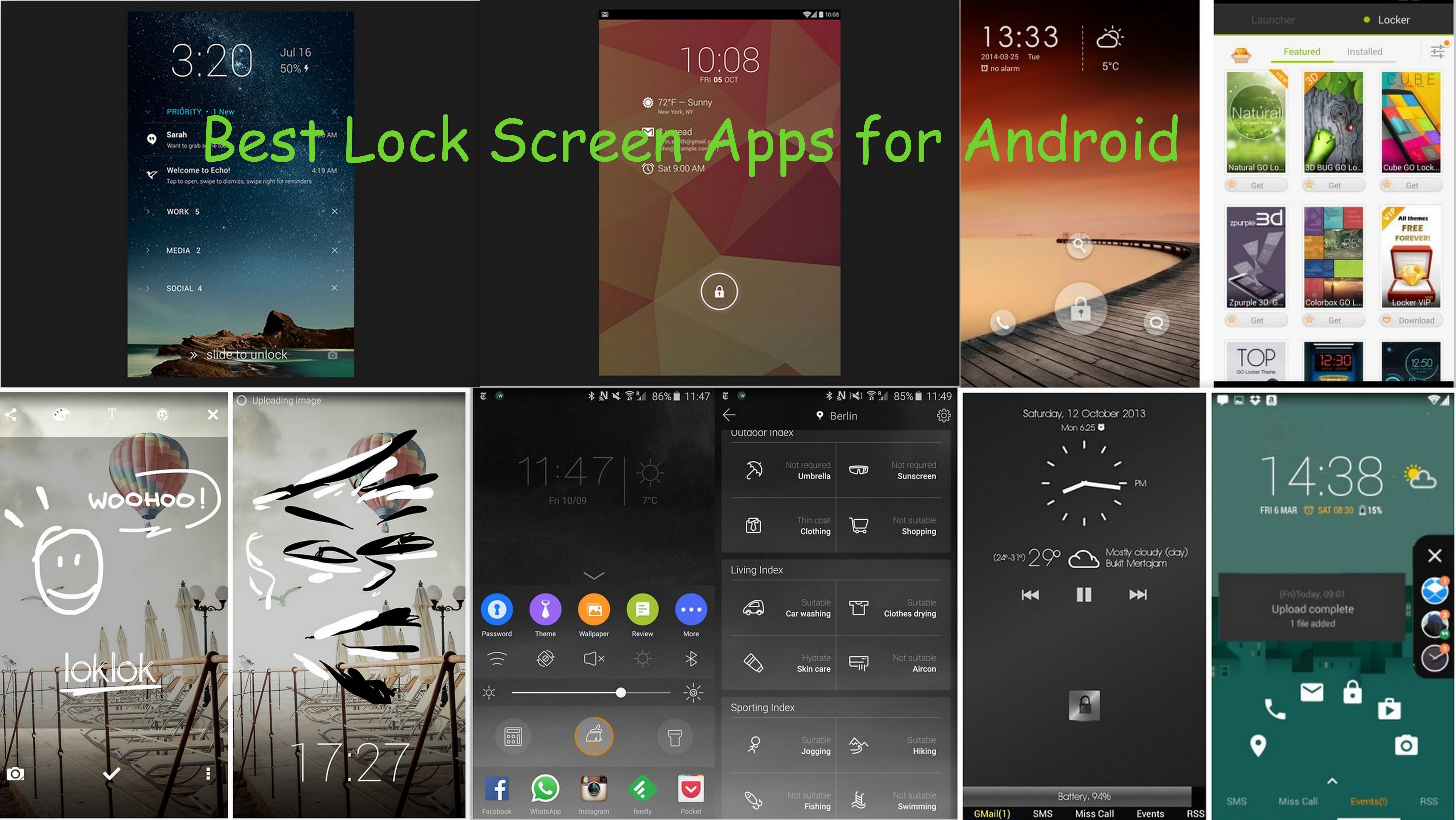 Best Lock Screen Apps for Android of 2016 (Updated List)