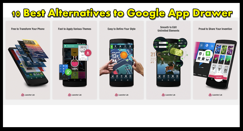 10 Best Alternatives to Google App Drawer