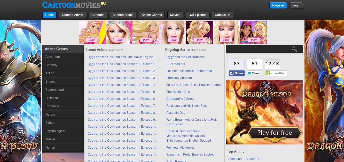 cartoon movies hq