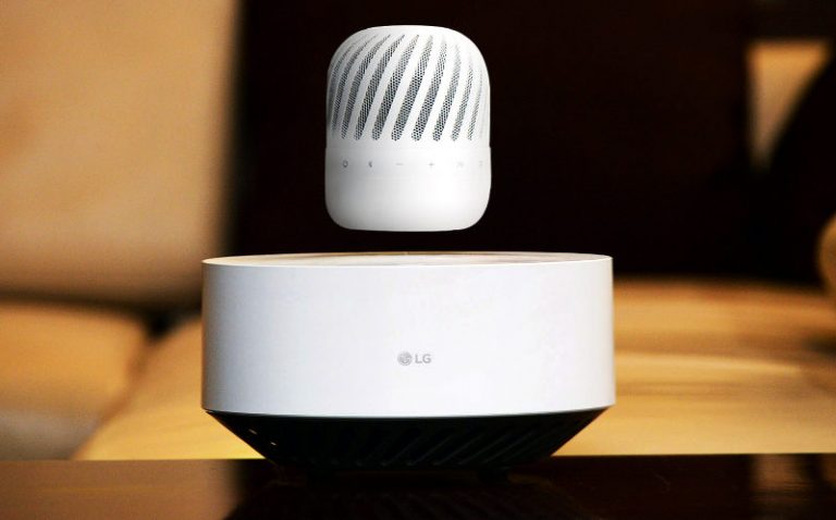 LG has unveiled their new floating speaker, the PJ9 which will be showed off at the CES 2017 in Las vegas.