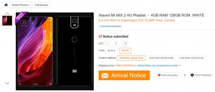 Xiaomi Mi Mix 2