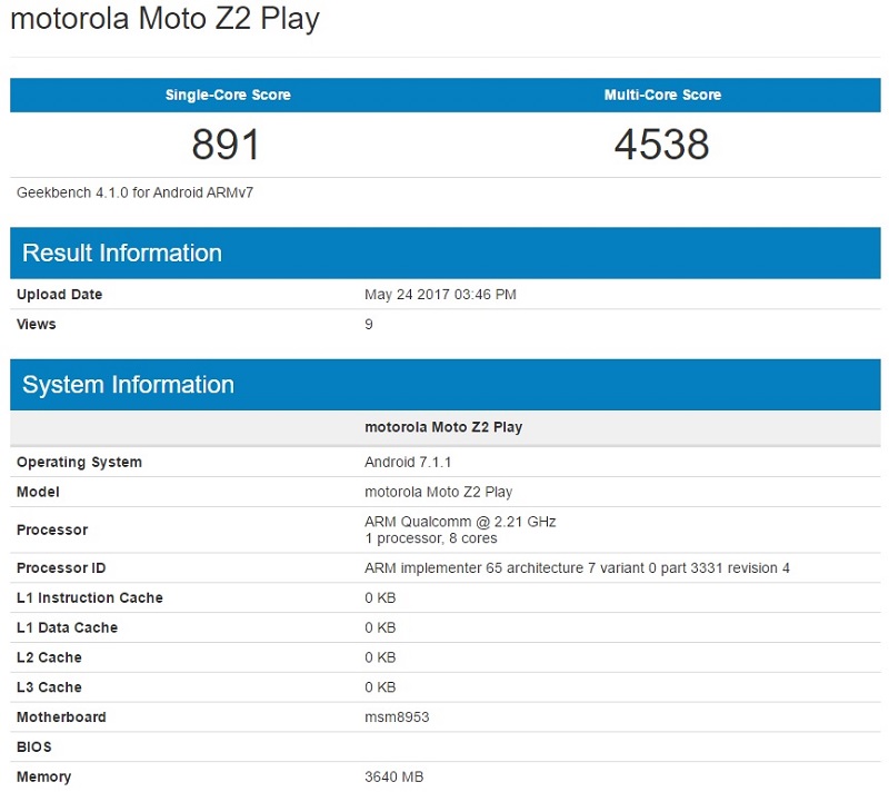 Moto Z2 Play