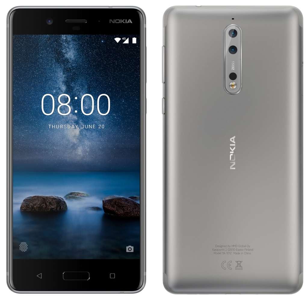 Nokia 8 in silver