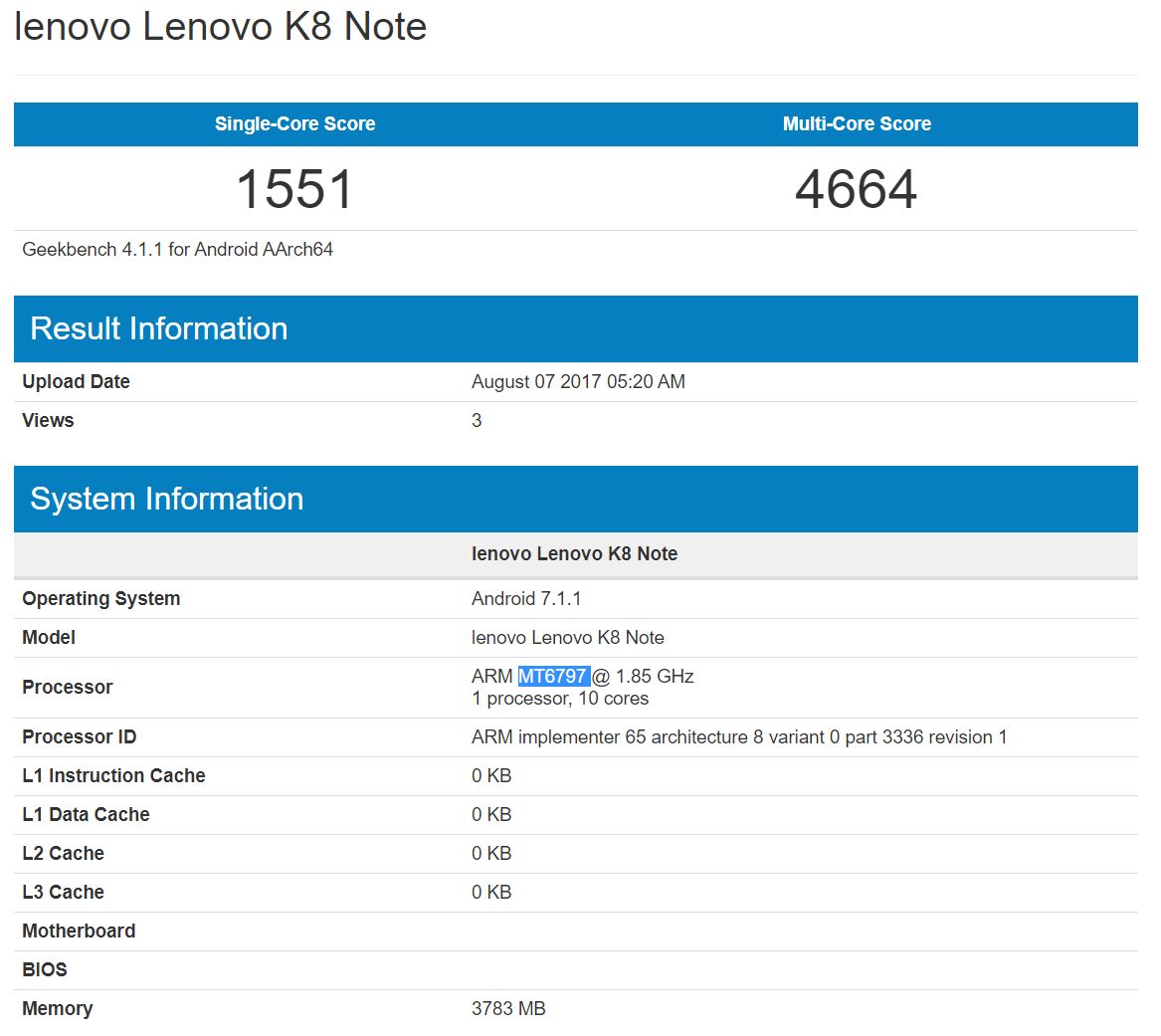 Lenovo-K8-Note-Geekbench