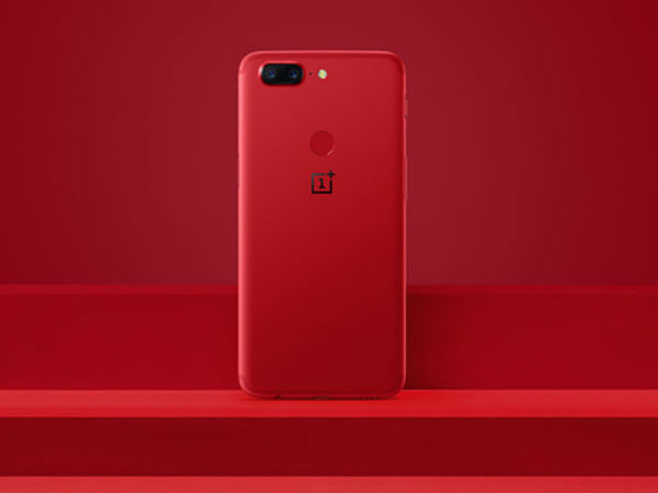OnePlus 5T lava red
