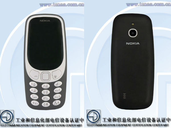 Nokia 3310 4G TENAA