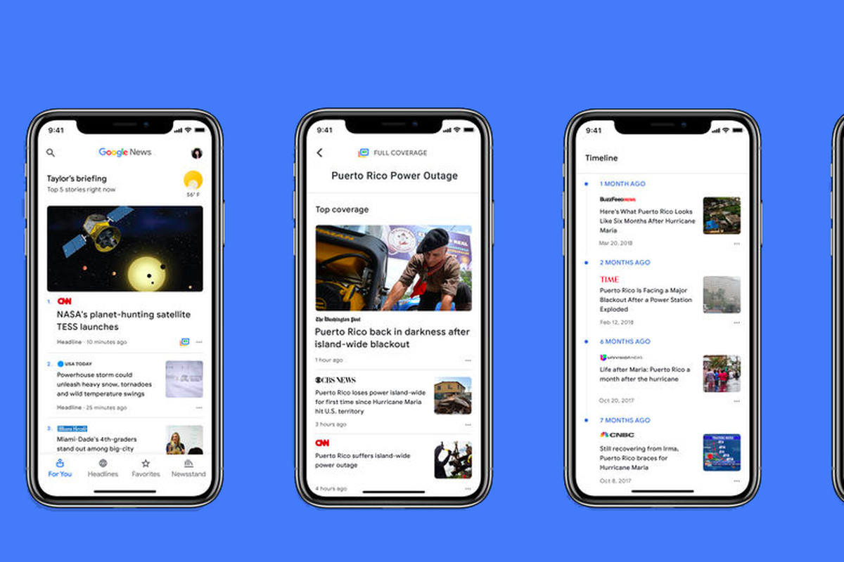 AI-powered Google News app