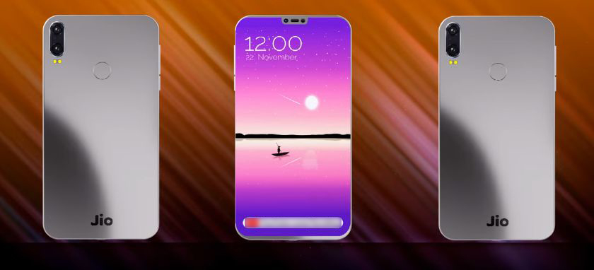 jio phone next touch screen
